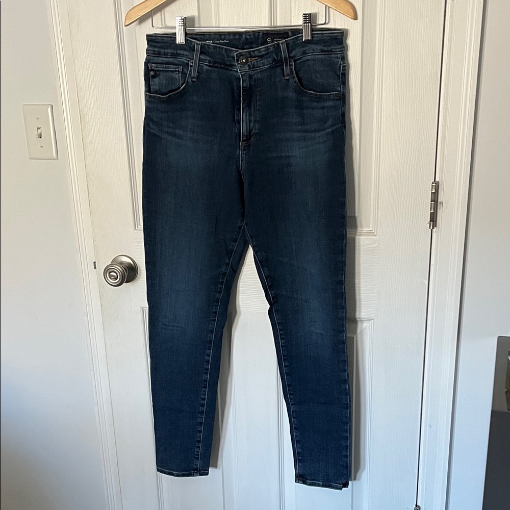 AG Adriano Goldschmied Farrah High-Rise Skinny Jeans